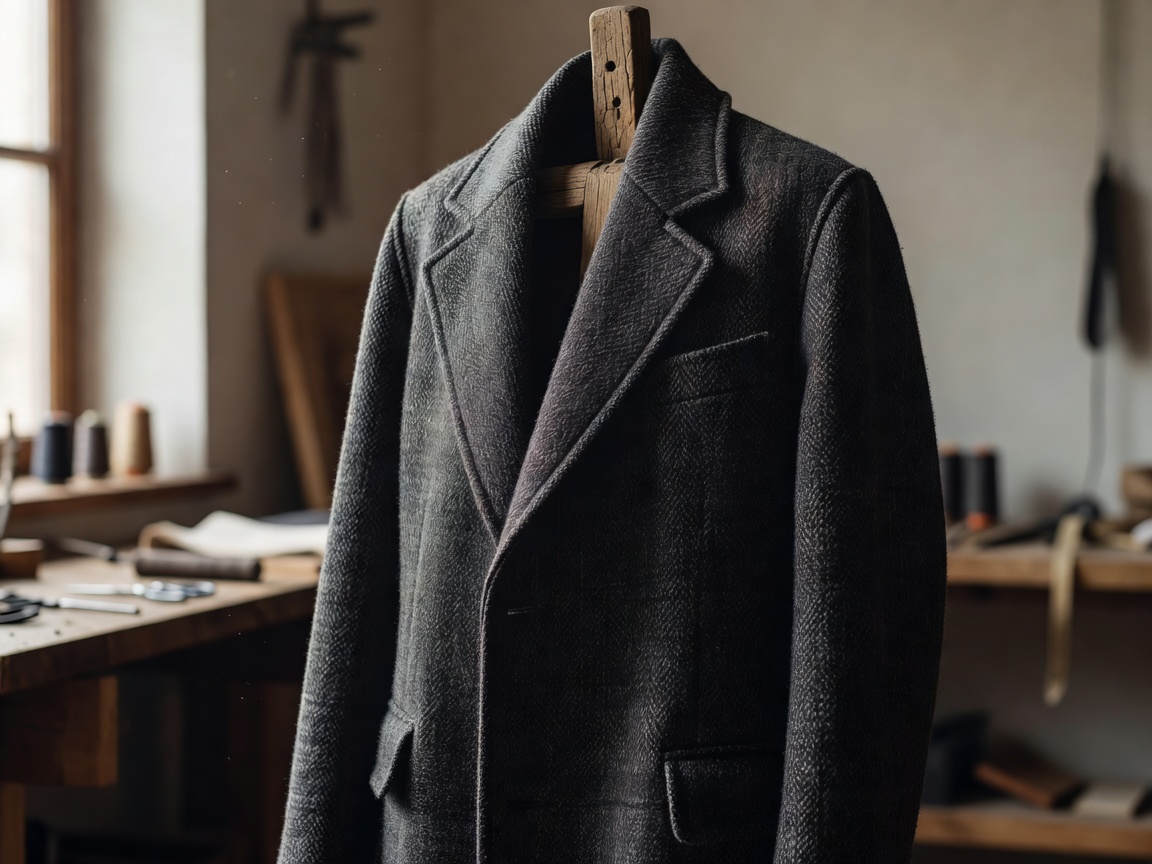 A Kind of Guise handmade jacket with textured artisan weave